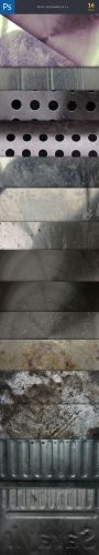 Steel Background Textures Set 2