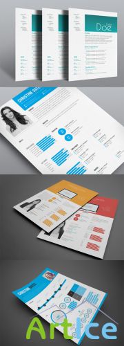 CV Resume Templates INDD