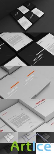 Letterhead Mock up Template