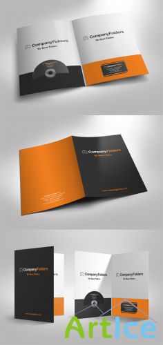 Presentation Folder Mock up Templates