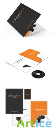 Company Folders Mock up Templates PSD