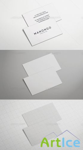 Business Card Mock Up Set 2 PSD