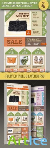 GraphicRiver - E-commerce Offers Email Template Design Vol.4 - 1524638