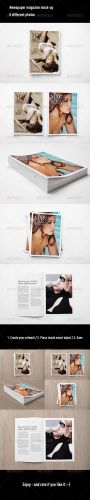 Graphicriver - Newspaper Magazine Mock Up 7401941