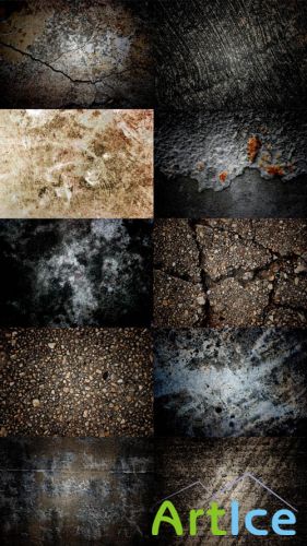 Concrete Grunge Textures Set 1