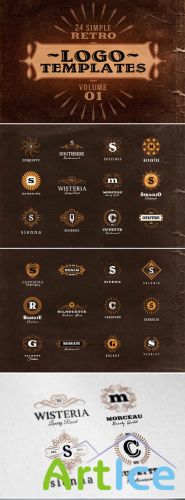 24 Simple Logo Templates