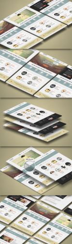 CreativeMarket - 3d Website Display Mockup