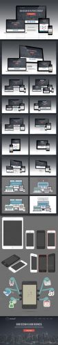 CreativeMarket - Responsive Screen Mockup