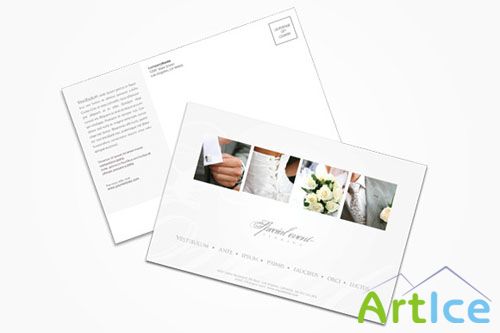 Creativemarket - Event Planner Postcard