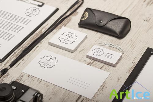 Realistic Stationery Mock up PSD