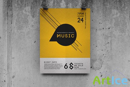 CreativeMarket - Concert - Flyer Template