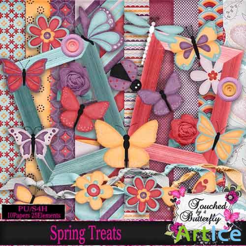 Scrap - Spring Treats JPG and PNG