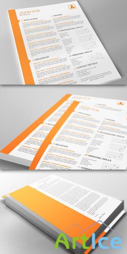 CreativeMarket - Resume & Cover Letter Template