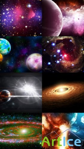 Space Wallpapers Set 14 JPG Files