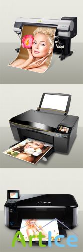 Printers Mock Up PSD