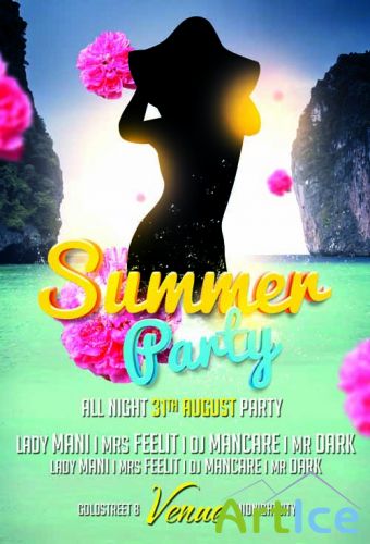 Summer Beach Party Flyer