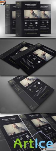 CreativeMarket - Code Nerds Flyer Template