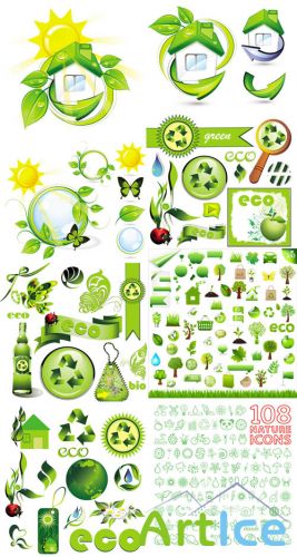 Vector Set - Eco Design Elements