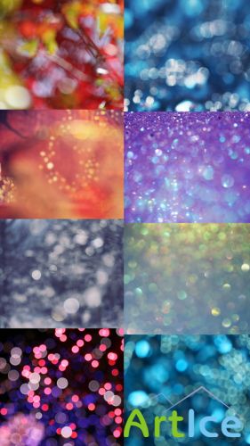 24 Bokeh Textures JPG Files