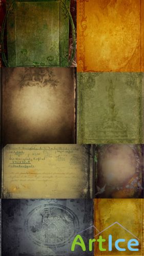 Gloomy Letters  Textures JPG Files