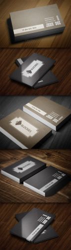 CreativeMarket - Retro Style Business Card Template