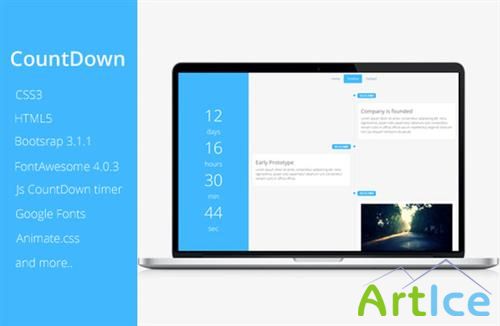 CreativeMarket - CountDown Coming Soon Theme