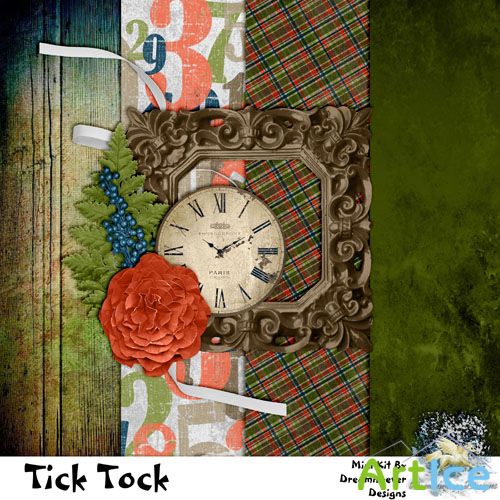 Scrap - Tick Tock PNG and JPG