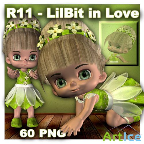 LilBit in Love PNG Files