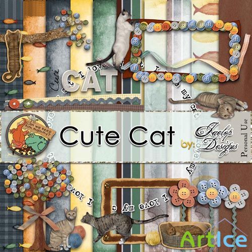 Scrap - Cute Cat PG and JPG