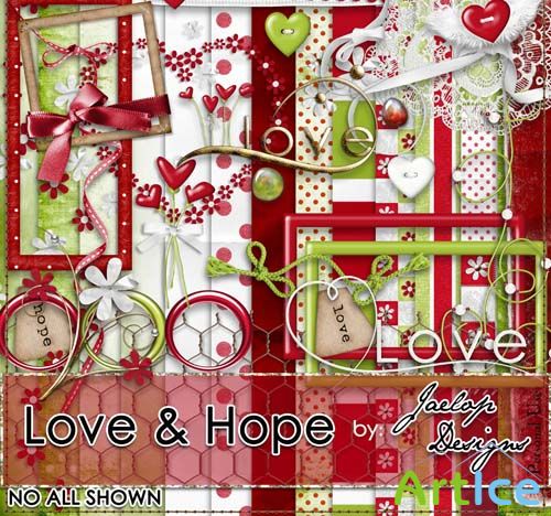 Scrap - Love & Hope PNG and JPG