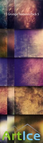 CreativeMarket - 15 Grunge Textures Pack 5