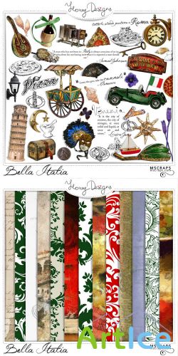 Scrap - Bella Italia PNG and JPG