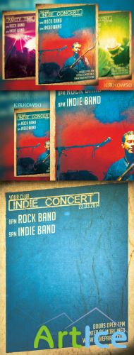 CreativeMarket - Indie Concert Flyer 21278