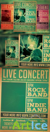 CreativeMarket - Live Concert Flyer 21914