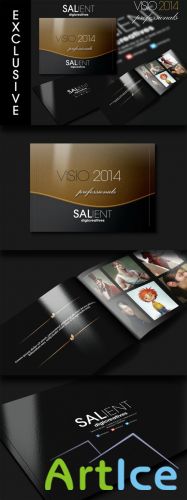 CreativeMarket - Salient Leaflet Brochure 21514