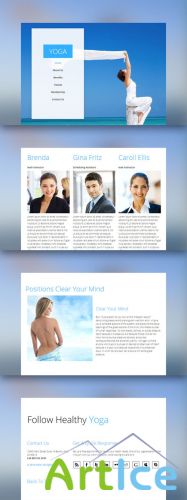 CreativeMarket - Yoga  One Page Multi-Purpose Muse