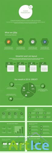 CreativeMarket - GREEN Powerpoint Template