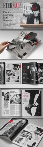 CreativeMarket - Fashion Magazine Print Template