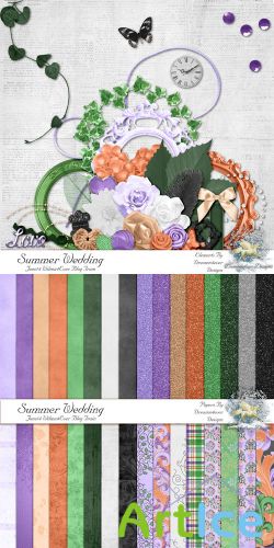 Scrap - Summer Wedding PNG and JPG