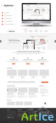 CreativeMarket - Sky Dream - PSD Template