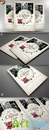 CreativeMarket - Chorus Choir PSD Flyer Template