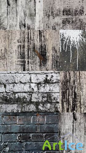 Set of Grungy Brick Texture