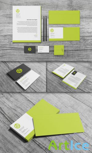 CreativeMarket - Algorithm - Stationery Set