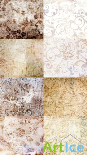 8 Old Pattern Textures JPG