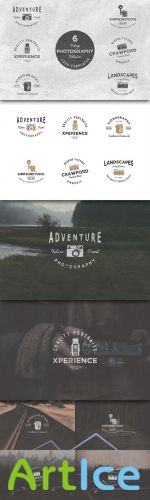 CreativeMarket - Vintage Potography Logo Collection