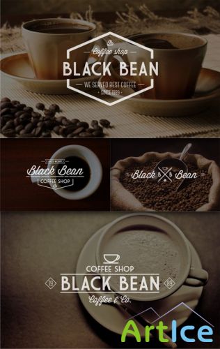 CreativeMarket - 6 Vintage Coffee Logo