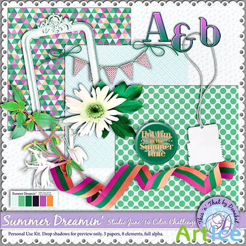 Scrap - Summer Dreamin` PNG and JPG Set 2