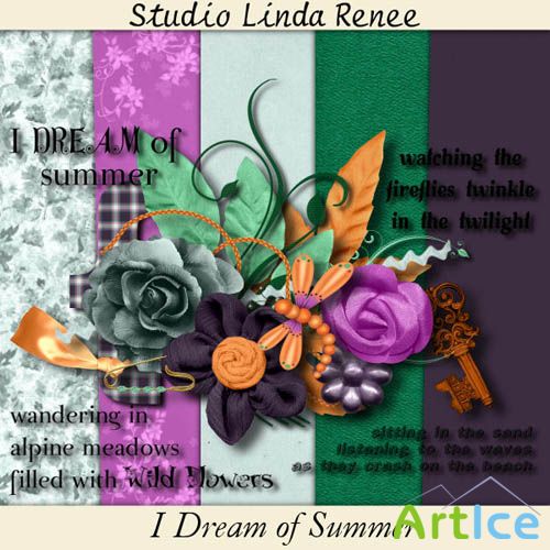 Scrap - Summer Dreamin` PNG and JPG Set 3