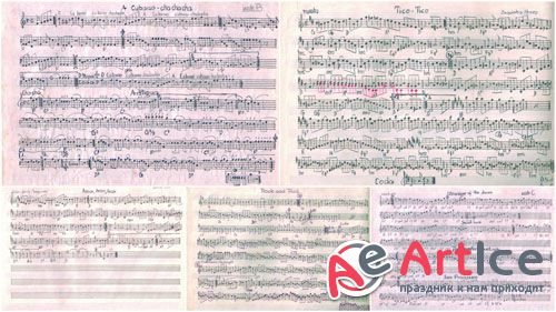 Musical Notes Textures JPG