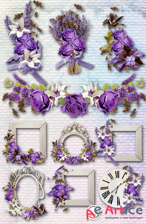 Dry Lavender PNG Files